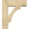 Ekena Millwork Imperial Block Rough Sawn Bracket w/ Offset Brace, Douglas Fir, 8"W x 24"D x 28"H BKT0806X24X28IMP05RDF - alternate 2